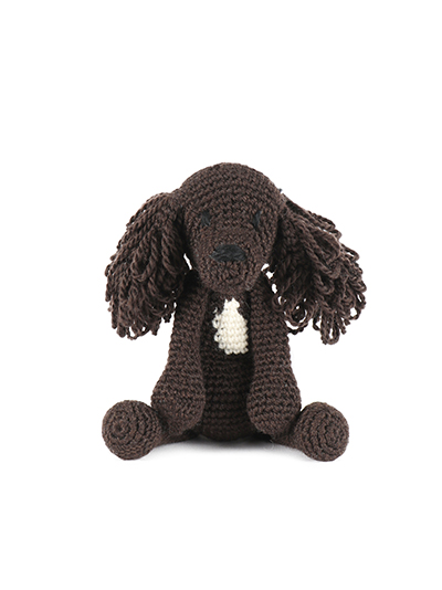 sprocker, eds animals, edwards crochet, edwards menagerie, kerry lord